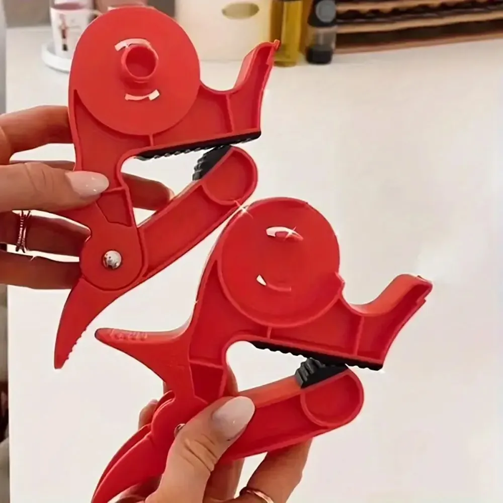 2Pcs/Set Paper Roll Holder Tape Dispenser Clamp Wrap Buddies Wrap Gift Wrap Clips