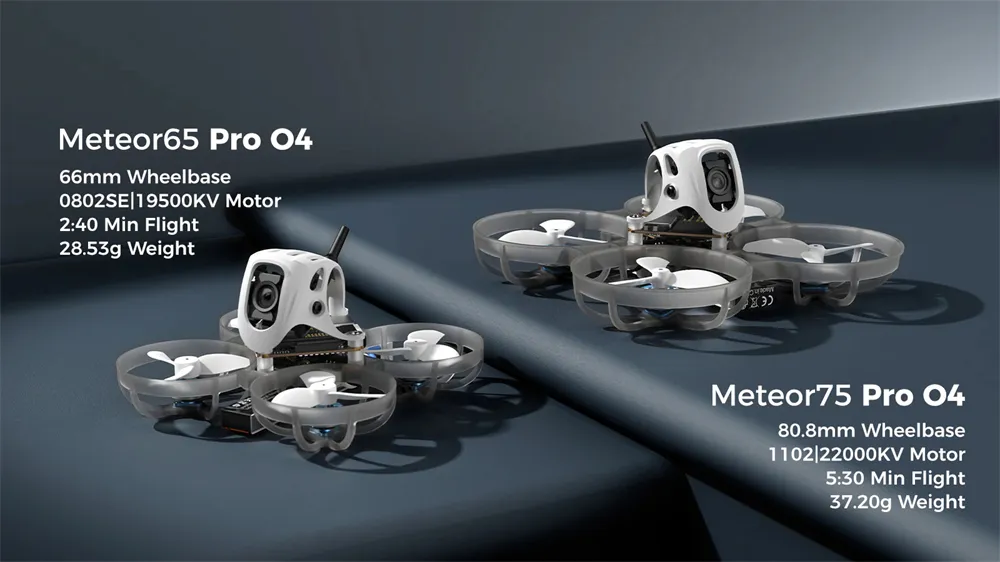 BETAFPV Meteor65 Pro 66mm 1S Brushless CineWhoop RC FPV Racing Drone BNF with DJI O4 Air Unit Digital HD System BETAFPV Meteor65 Pro 66mm 1S Brushless CineWhoop RC FPV Racing Drone BNF with DJI O4 Air Unit Digital HD System
