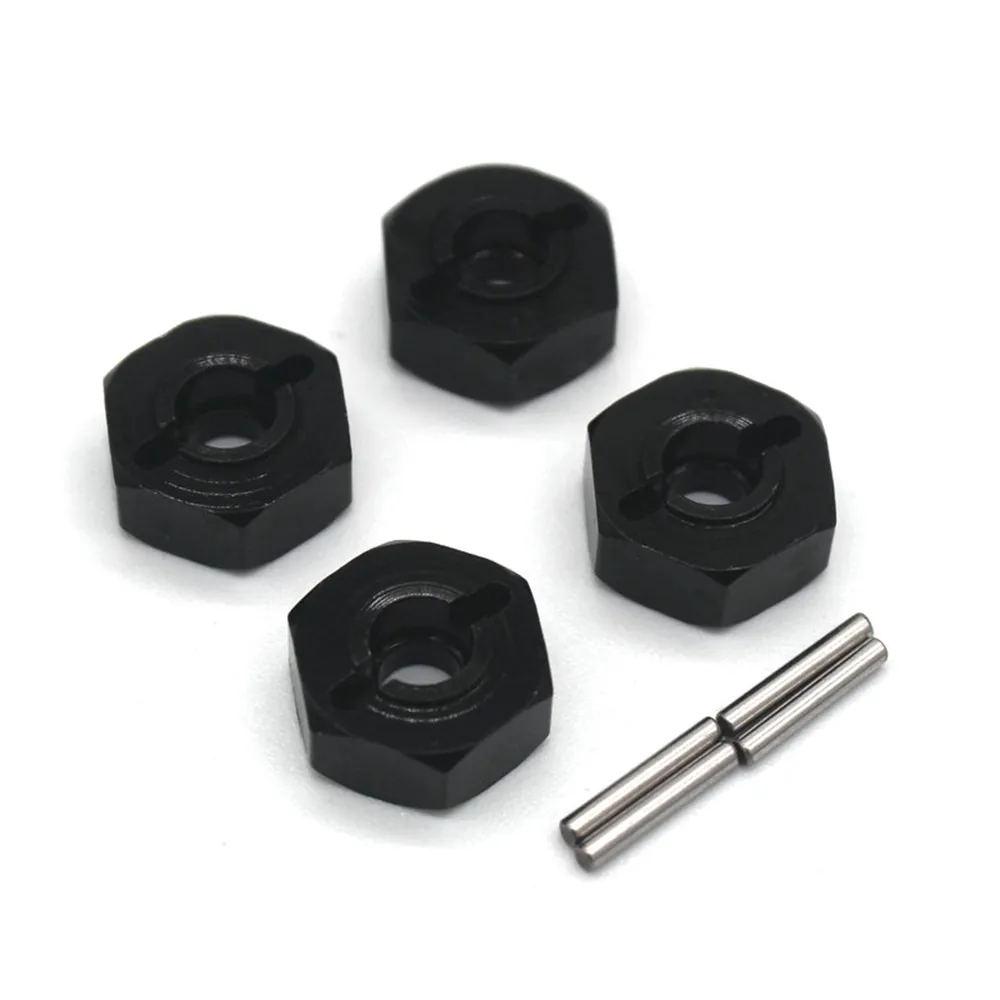 4PCS Upgraded Metal Parts Hexagonal Adapter for 1/14 ZD Racing MT16 Rlaarlo JIUSI MT14R PT14R RC Cars Vehicles Models Spare Accessories