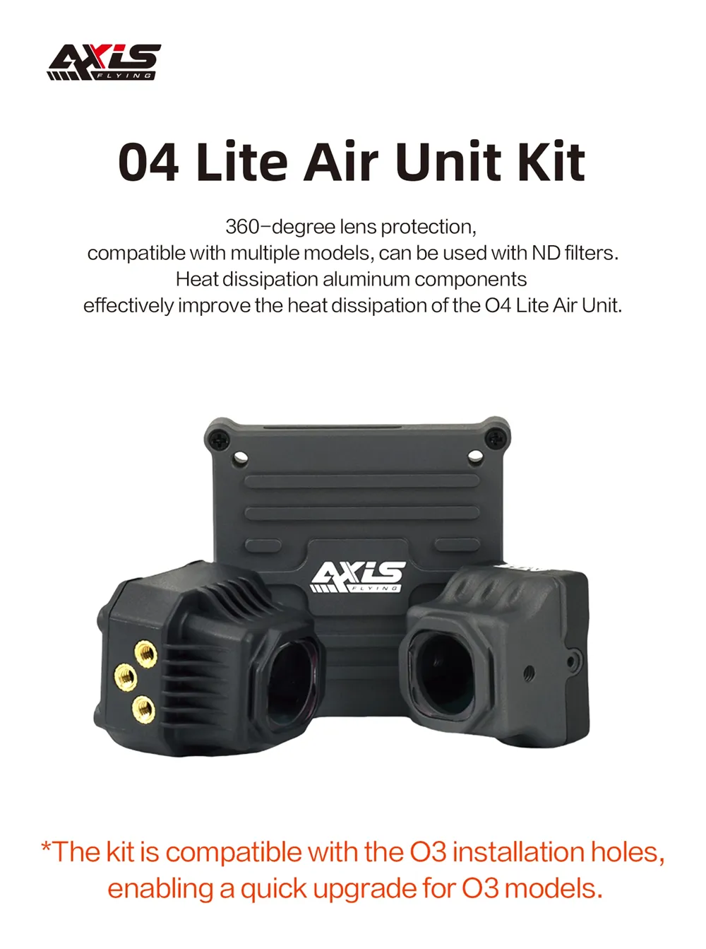 Axisflying Adapts to DJI O4 Lite Drone Lens Modification Parts Camera Components Axisflying Adapts to DJI O4 Lite Drone Lens Modification Parts Camera Components