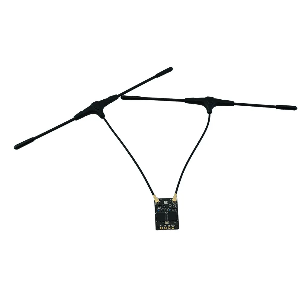 Super-D ELRS 915MHz/868MHz Dual T Antenna Long Distance Diversity Receiver for FPV Racer Drone