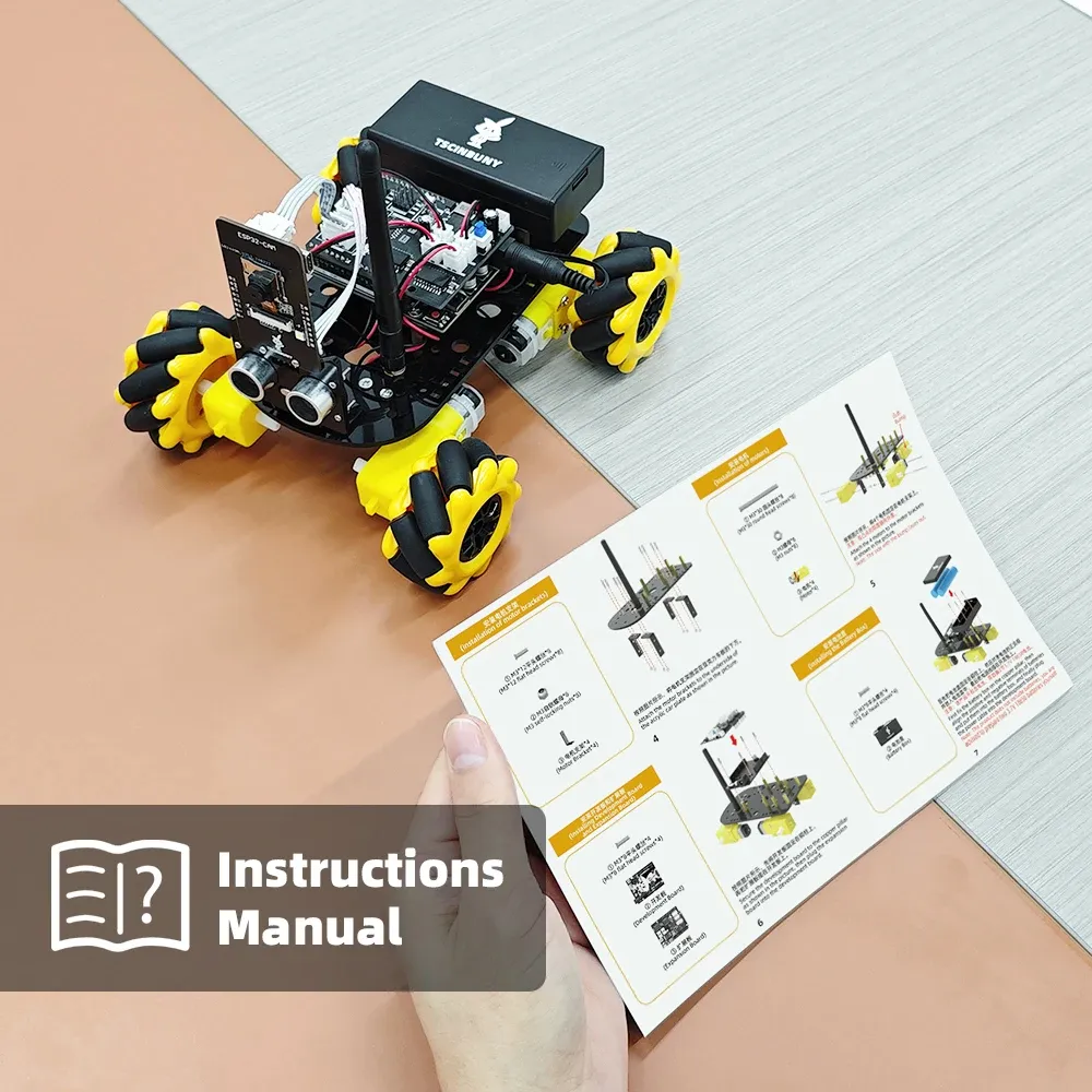 TSCINBUNY ZYC0117 ESP32 Robot Car Kit For Arduinos Starter Kit Programmable Artificial Intelligence Automation Kits Consumer Electronics TSCINBUNY ZYC0117 ESP32 Robot Car Kit For Arduinos Starter Kit Programmable Artificial Intelligence Automation Kits Consumer Electronics