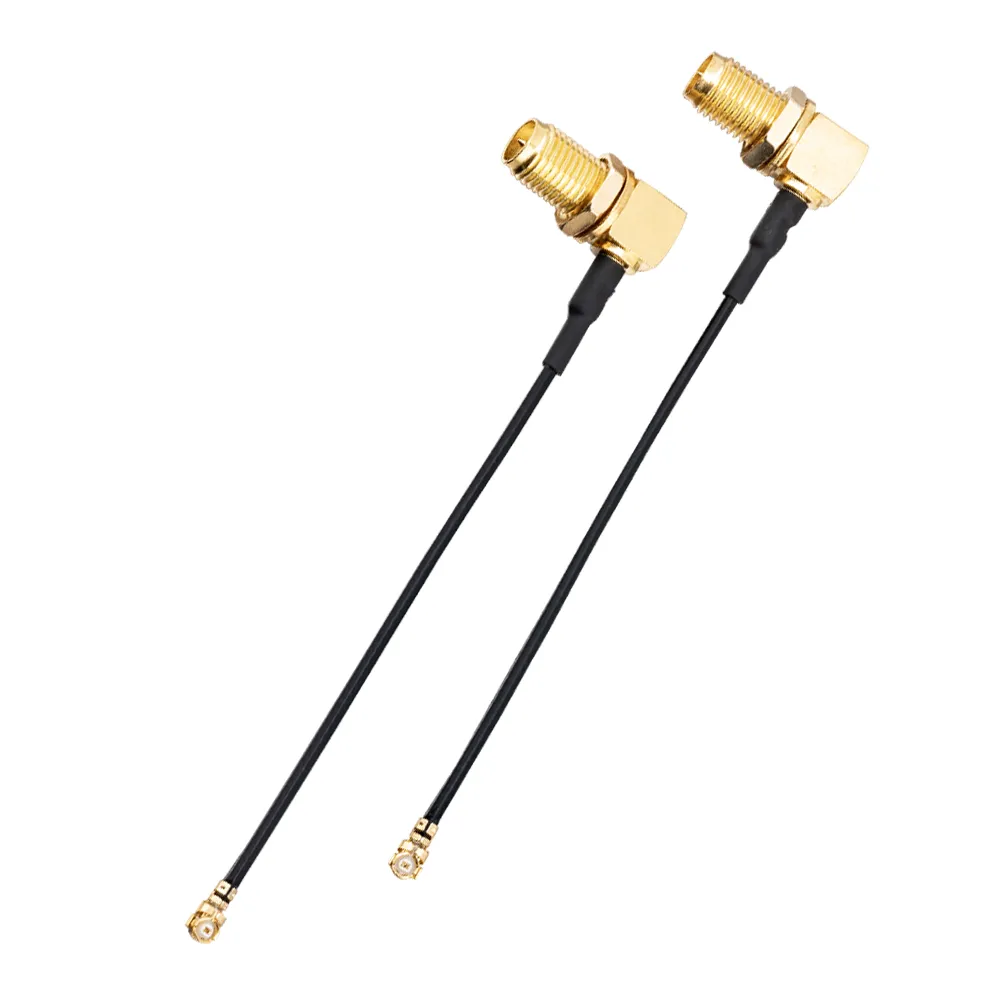 RadioMaster GX12 DIY 90 Degree RP-SMA Adapter Cable Compatible with GX12 Dual-Band Gemini-X Radio Transmitter RadioMaster GX12 DIY 90 Degree RP-SMA Adapter Cable Compatible with GX12 Dual-Band Gemini-X Radio Transmitter