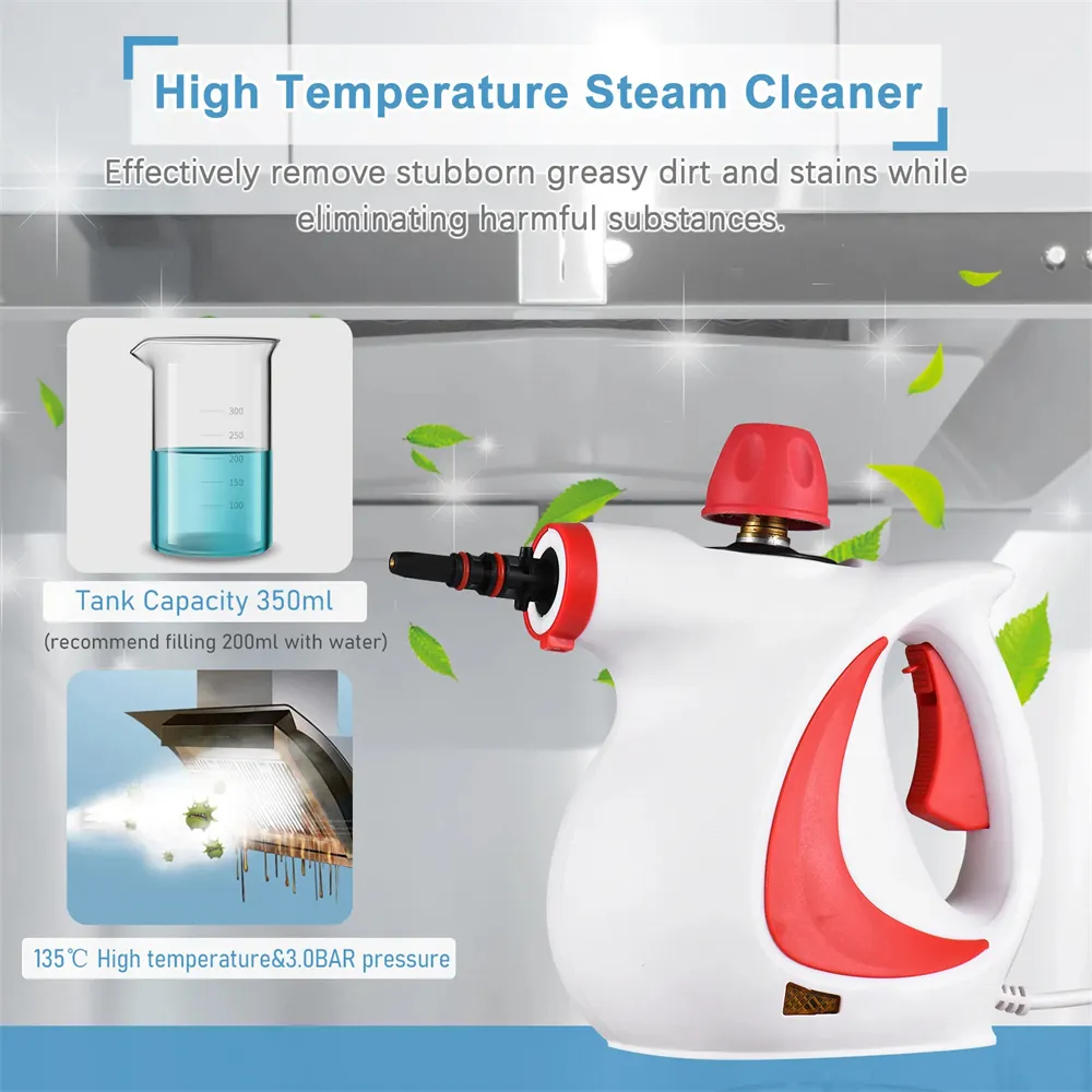 Steam Cleaner 1050W High Temperature Pressurized For Kitchen Sofa Bathroom Car Disinfection Cleaning Machine