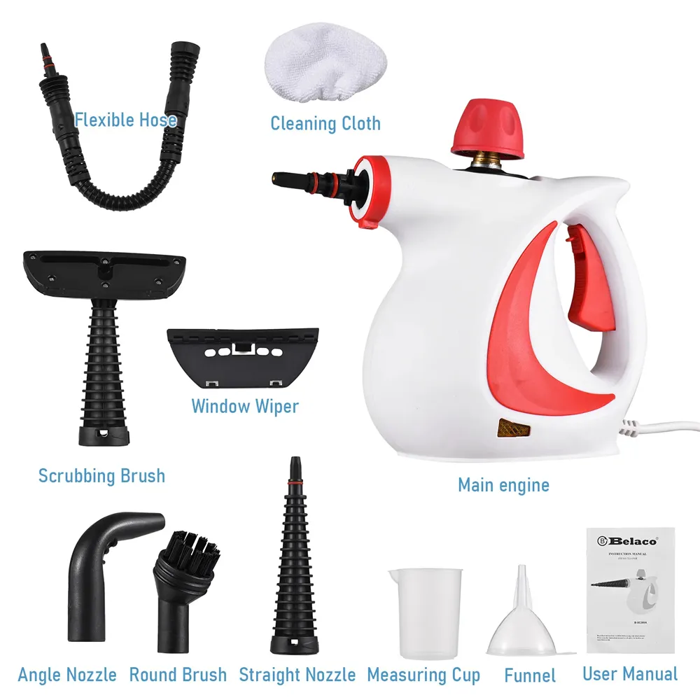 Steam Cleaner 1050W High Temperature Pressurized For Kitchen Sofa Bathroom Car Disinfection Cleaning Machine