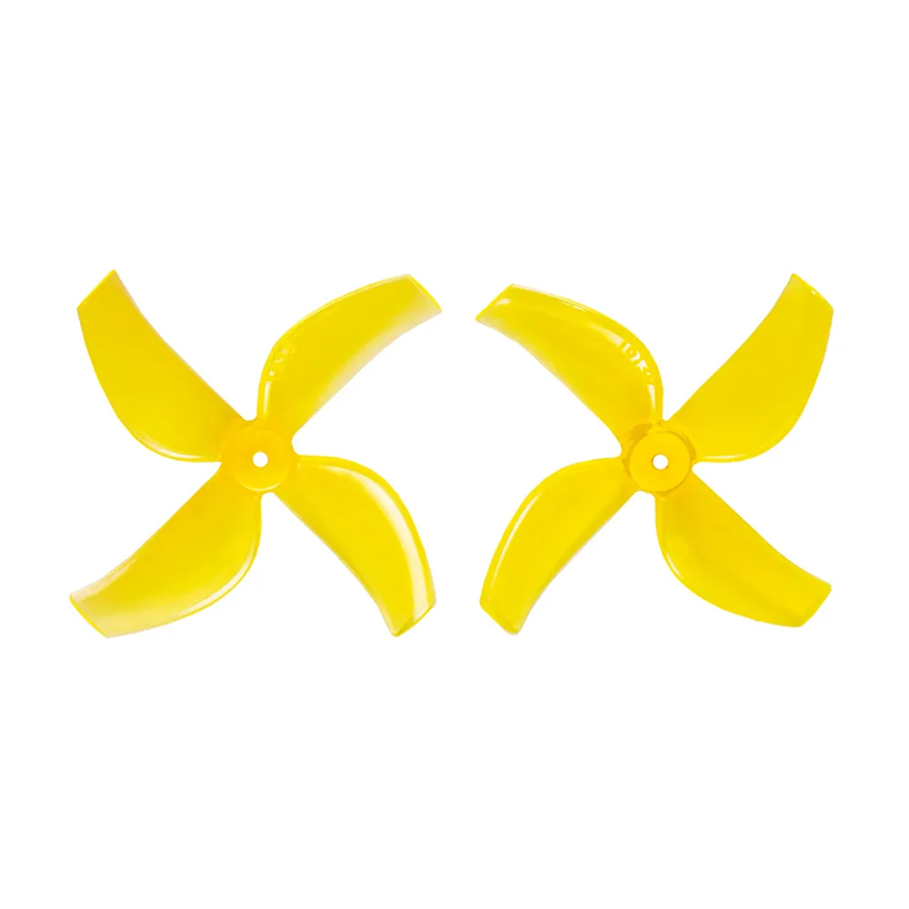4 Pairs GEMFAN 1613 40mm 1.6 Inch 4 Blade PC Propeller 1mm / 1.5mm for FPV Racing Drones Compatible with 0802 1102 Motor