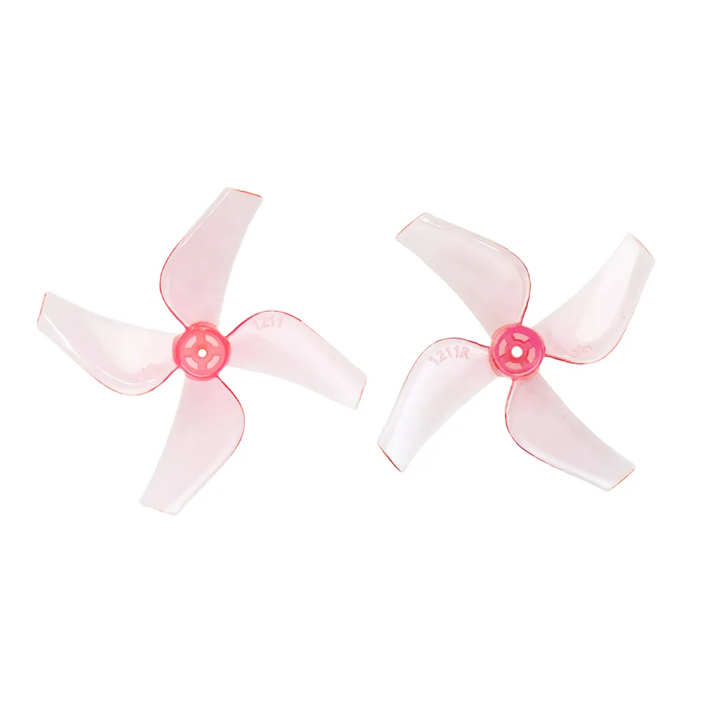 4 Pairs GEMFAN 1211 31mm 1.2 Inch 4 Blade PC Propeller 0.8mm / 1mm for FPV Racing Drones Compatible with 0702 29000kV Motor 4 Pairs GEMFAN 1211 31mm 1.2 Inch 4 Blade PC Propeller 0.8mm / 1mm for FPV Racing Drones Compatible with 0702 29000kV Motor