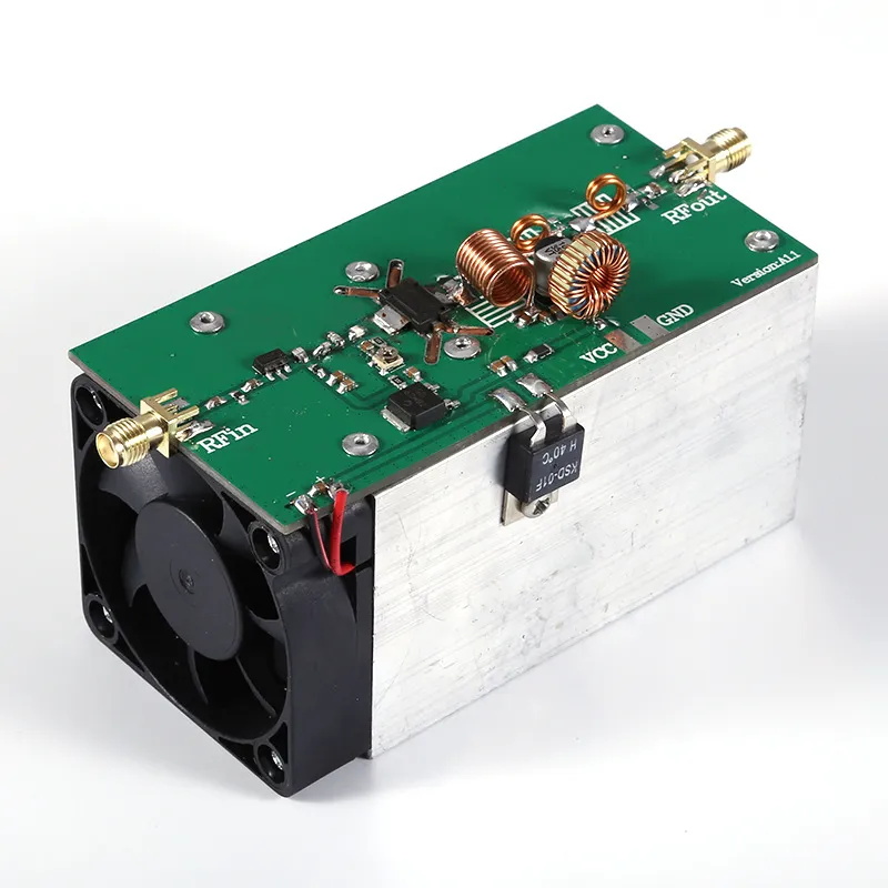 High Power RF Amplifier 433MHz 25W Wide Frequency Range 390-470MHz Intelligent Temperature Control High Gain 30dB SMA-K Connector High Power RF Amplifier 433MHz 25W Wide Frequency Range 390-470MHz Intelligent Temperature Control High Gain 30dB SMA-K Connector