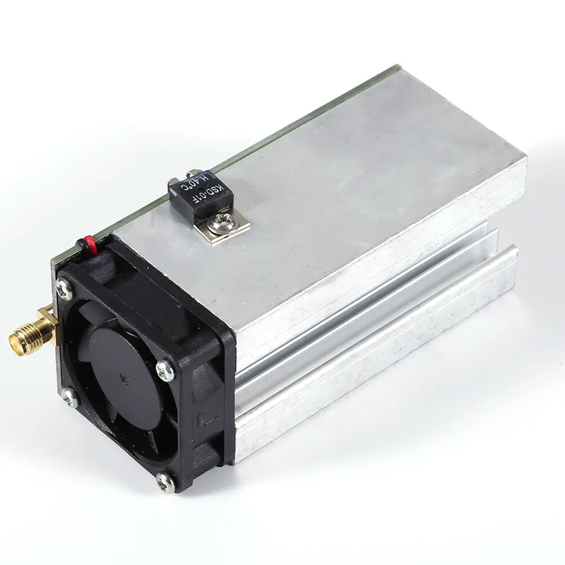 AISANRAY RF Power Amplifier 600-1100MHz 30dB Gain 8W Output 24-28V SMA-K Interface Active Air Cooling Compact Design for Enhanced Signal Boost