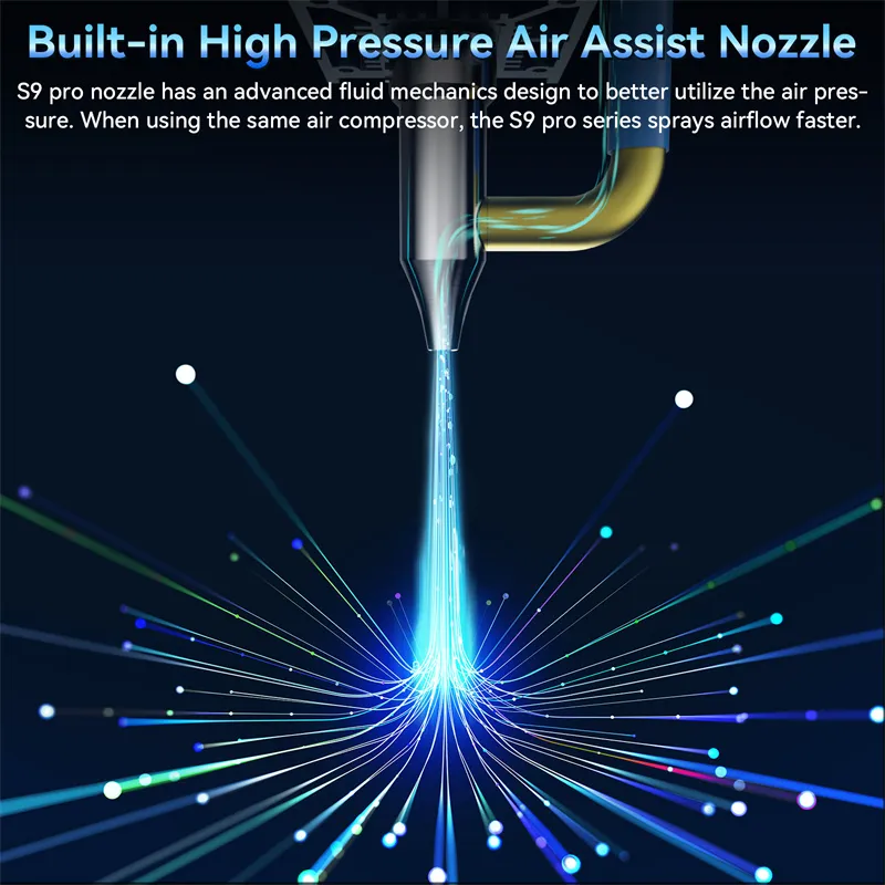 SCULPFUN S9 Pro Air Assist Kit mit Luftpumpe 3D-Druckerzubehör