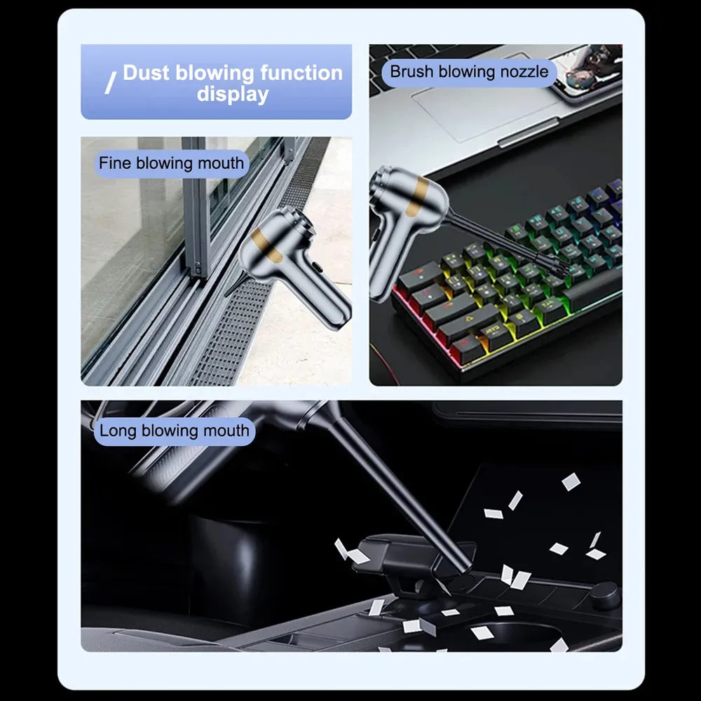 SUITU ST-6665Pro Brushless Wireless Car Vacuum Cleaner Powerful Suction Wet & Dry Handheld Cleaning Auto Home