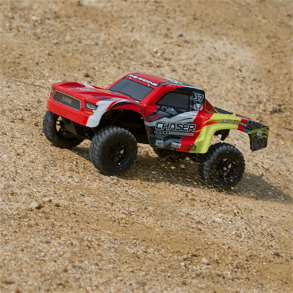 FMS FSC24 for Chaser RTR 1/24 2.4G 4WD RC Car Short Course Off-Road Truck Two Speed Full Proportional Metal Diff Vehicles Models Toys