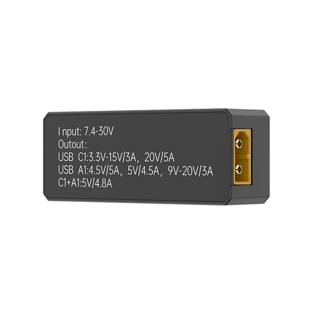 Adaptateur secteur portable iFlight PD100W avec batterie Li-ion 2-6S compatible Type C/USB