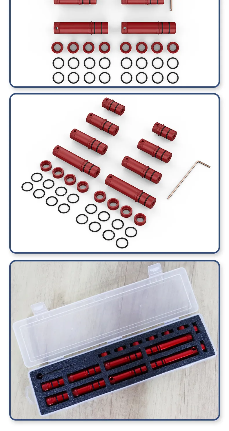 ENJOYWOOD 8PCS Non-Slip Aluminum MFT Table Workbench Bench Dogs Bench Dog Clamps Workbench Positioning Planing Stops