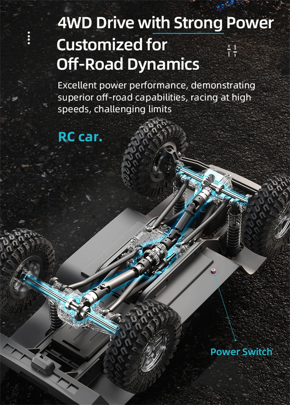 JJRC C8818 1/18 2.4G 4WD Full Proportion Simulation Remote Control Climbing RC Car Vehicle Models RTR