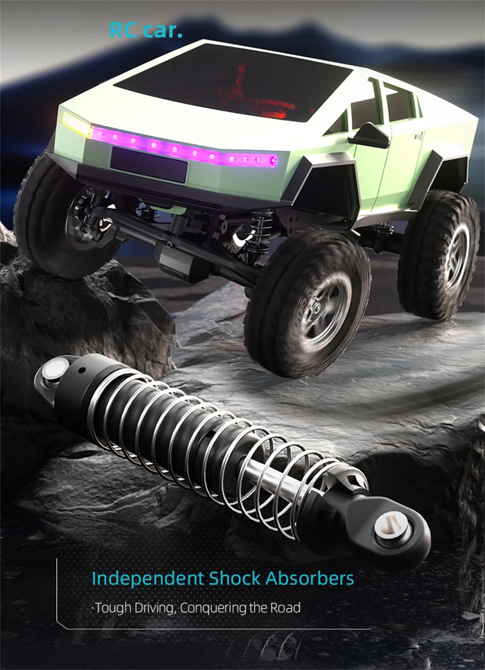 JJRC C8818 1/18 2.4G 4WD Full Proportion Simulation Remote Control Climbing RC Car Vehicle Models RTR