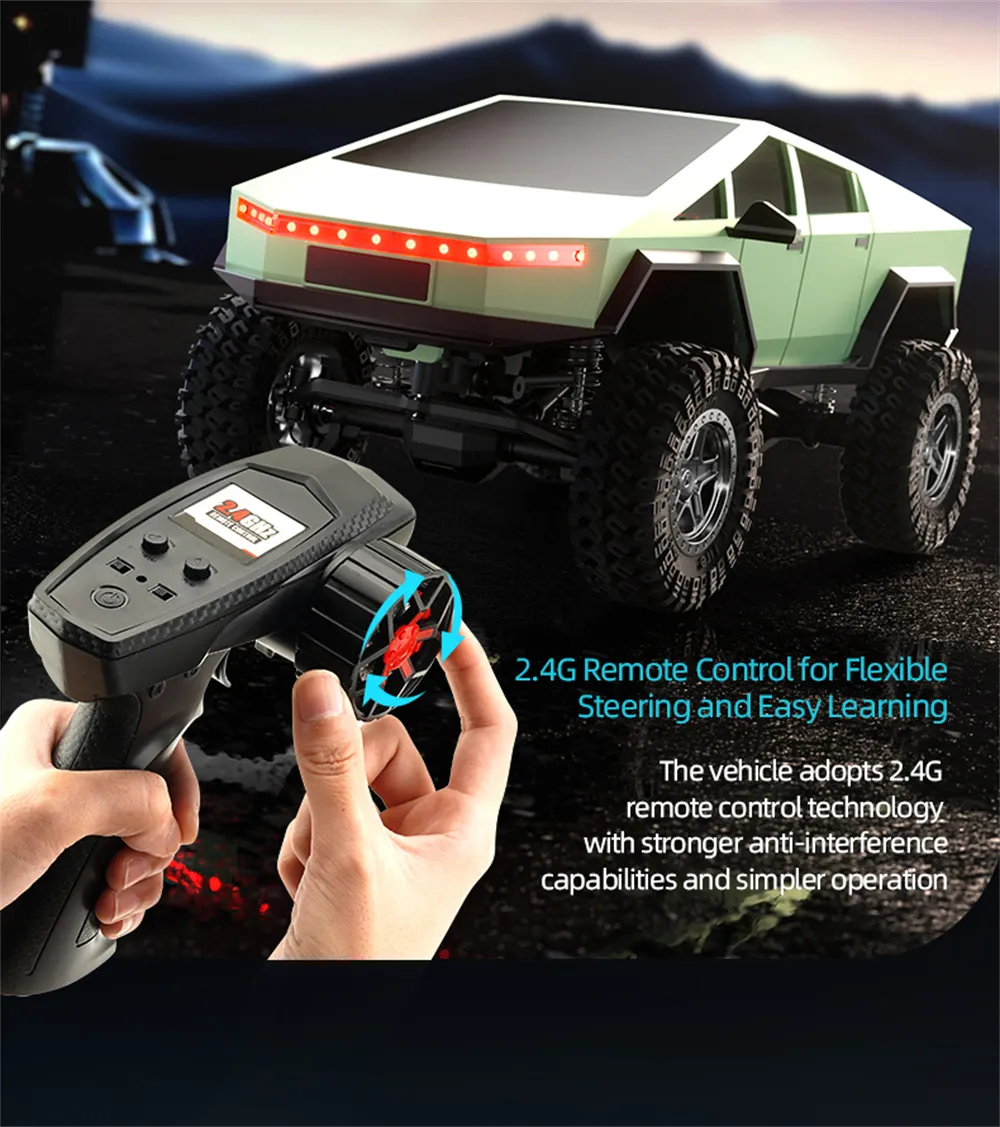 JJRC C8818 1/18 2.4G 4WD Full Proportion Simulation Remote Control Climbing RC Car Vehicle Models RTR
