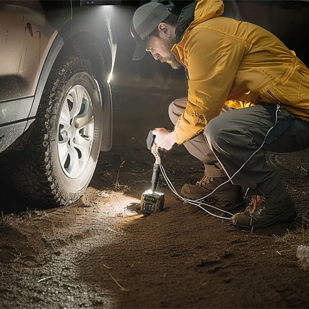 Aluminum Alloy LED Work Lamp With Side Light Multi-Light Source With Type-C Charging Magnetic Repair Lamp SOS Signal Light Aluminum Alloy LED Work Lamp With Side Light Multi-Light Source With Type-C Charging Magnetic Repair Lamp SOS Signal Light
