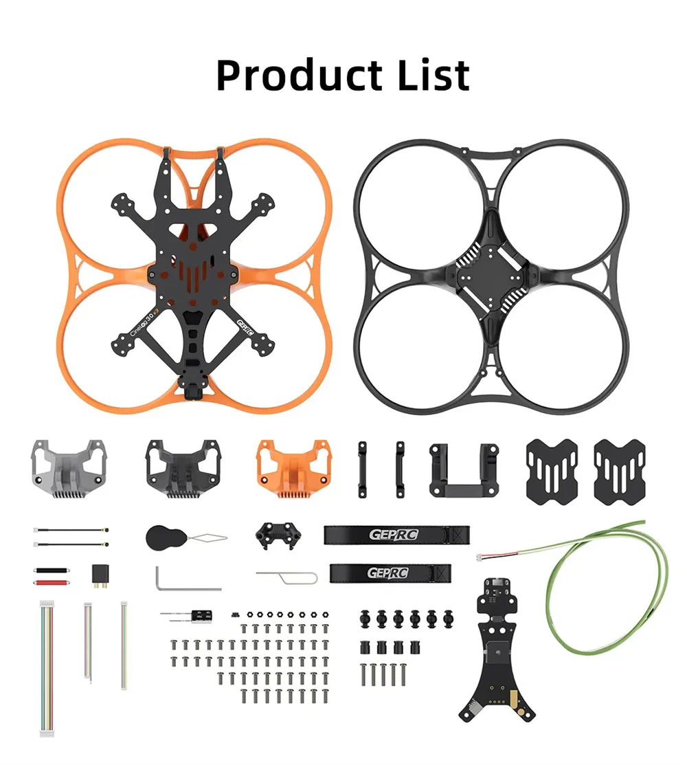 GEPRC GEP CL30 V3 128mm Wheelbase 3 Inch Frame Kit / Main Plate for Cinelog30 V3 O4 Whoop FPV Racing Drone GEPRC GEP CL30 V3 128mm Wheelbase 3 Inch Frame Kit / Main Plate for Cinelog30 V3 O4 Whoop FPV Racing Drone