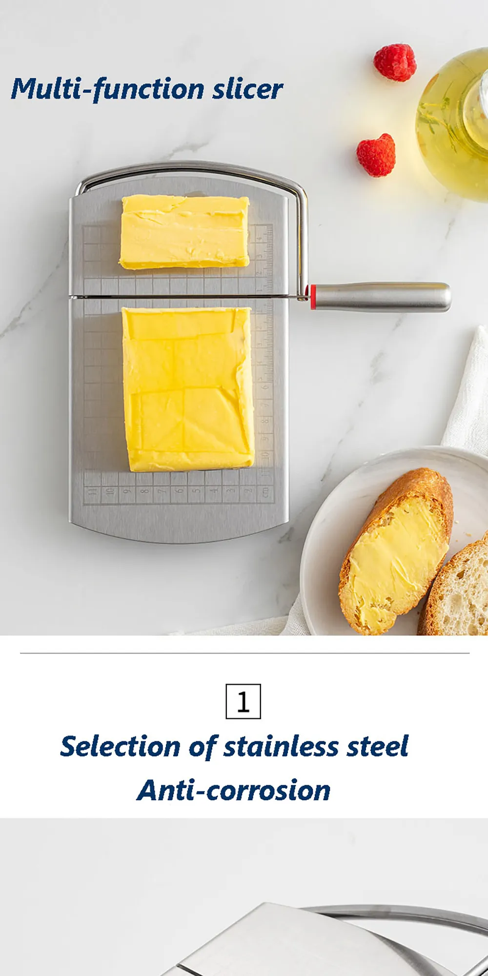 Household Kitchen Tools Stainless Steel Cheese Slicer Wire Cutters Household Kitchen Tools Stainless Steel Cheese Slicer Wire Cutters