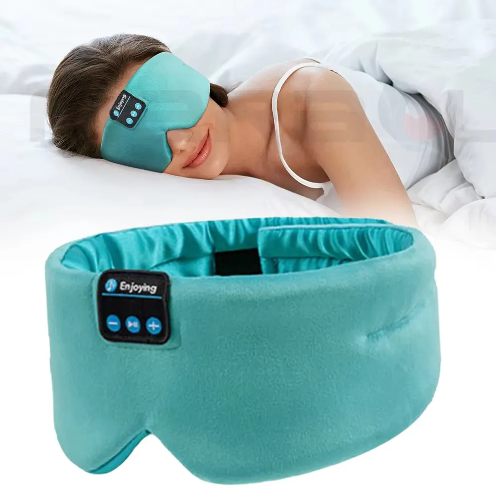 KALOAD Bluetooth Wireless Headphones Sleep Mask Adjustable Music Multifunctional Soft Eyeshade for Travel Night Sleeping