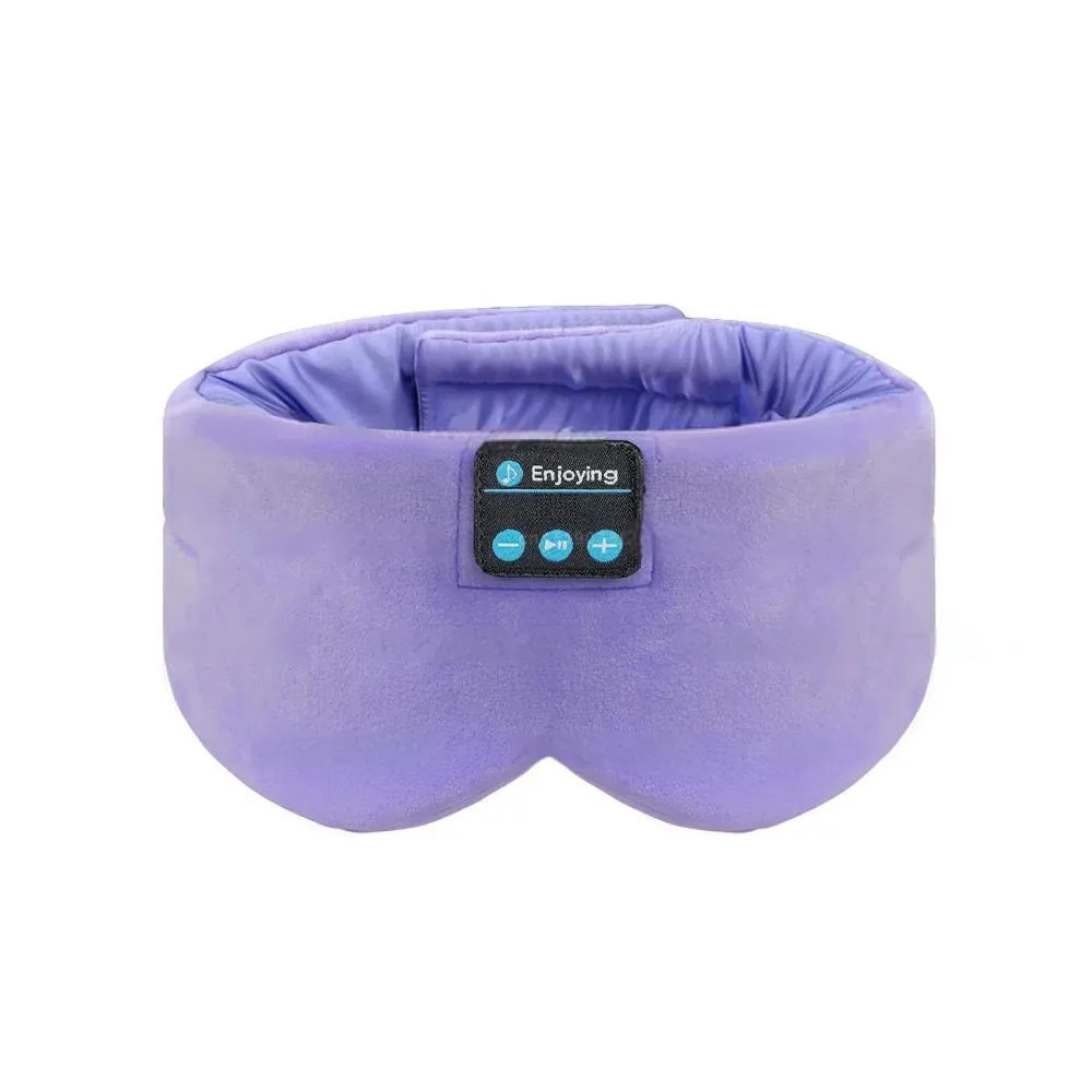 KALOAD Bluetooth Wireless Headphones Sleep Mask Adjustable Music Multifunctional Soft Eyeshade for Travel Night Sleeping