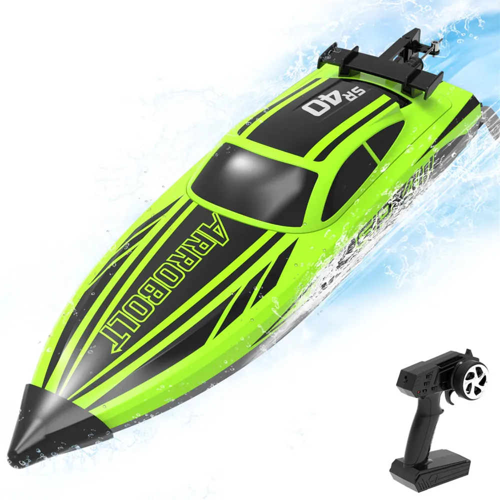 Volantexrc 797-5 SR40 2.4G 30mph RTR Brushless RC Boat Waterproof Auto Self Righting Reverse Water Cooling System Full Proportional High Speed Remote Control Ship Vehicles Models Toys