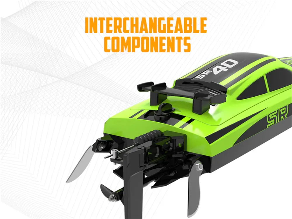 Volantexrc 797-5 SR40 2.4G 30mph RTR Brushless RC Boat Waterproof Auto Self Righting Reverse Water Cooling System Full Proportional High Speed Remote Control Ship Vehicles Models Toys
