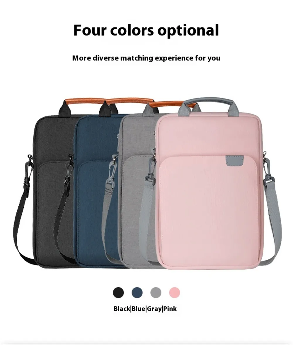 9.7''/13'' Tablet Sleeve Bag Lightweight Laptop Handbag Simple Waterproof Notebook Inner Case Messenger Bag
