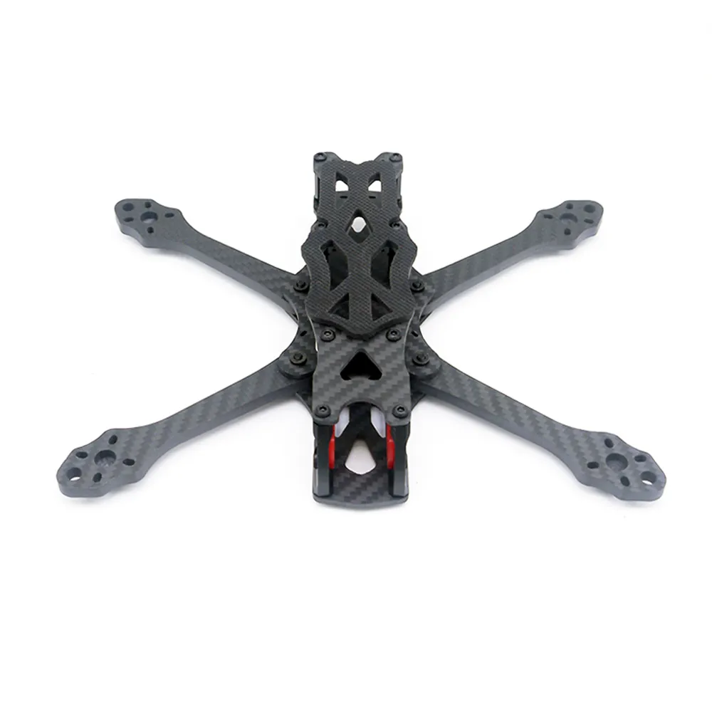 TEOSAW APEX EVO X5/ X5 MAX 5 Inch / X6 /X6 MAX 6 Inch / X7/ X7 MAX 7 Inch X Frame Kit Compatible with DJI O4 Pro FPV Racing Drones