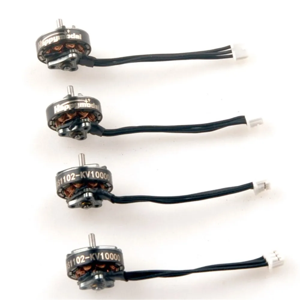 1PC / 4PCS Happymodel RS1102 1102 10000KV 13500KV 2S Brushless Motor 1.5mm Shaft for Mobula7 O4 Micro RC FPV Racing Drone 1PC / 4PCS Happymodel RS1102 1102 10000KV 13500KV 2S Brushless Motor 1.5mm Shaft for Mobula7 O4 Micro RC FPV Racing Drone