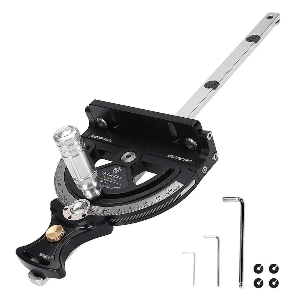 HONGDUI Mitre Gauge Fit For Most Bosch Festool Dewalt Support Custom Mitre Gauge