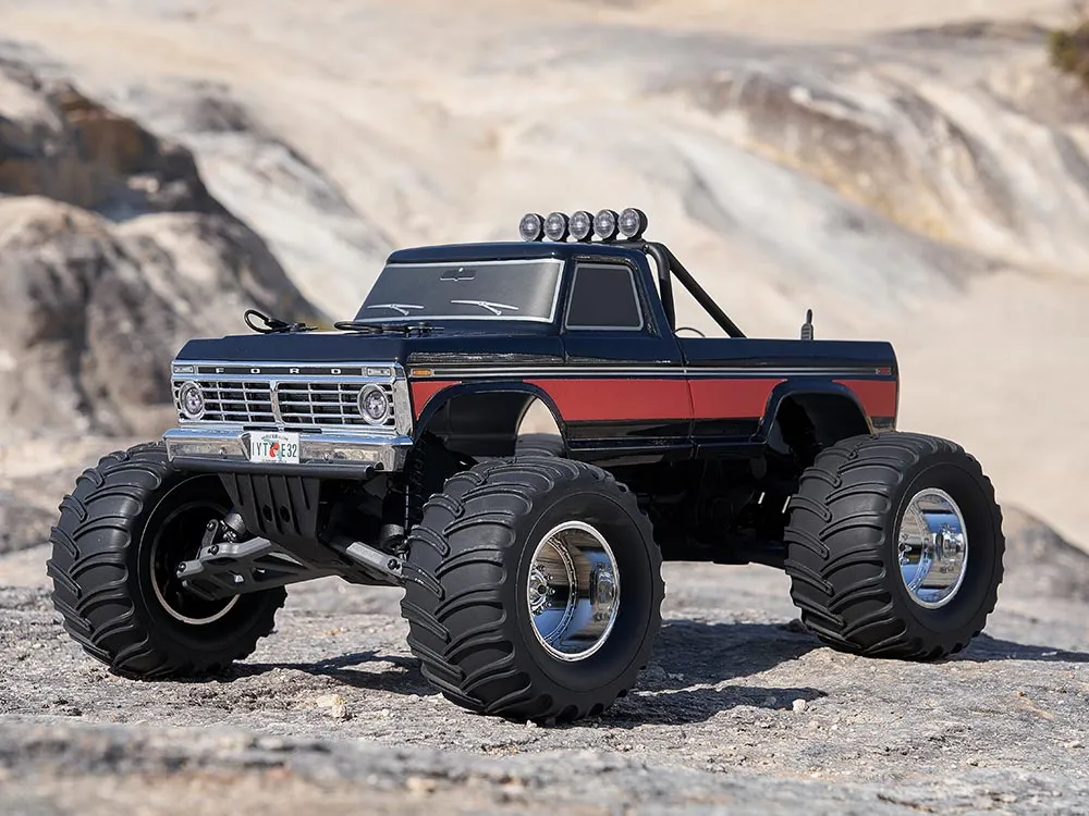 FMS для Ford F100 RTR 1/10 2.4G RWD 30км/ч RC Car Monster Truck Off-Road Full Proportional Vehicles Models Toys
