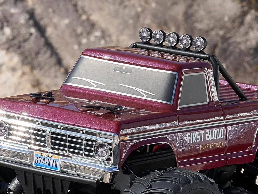 FMS для Ford F100 RTR 1/10 2.4G RWD 30км/ч RC Car Monster Truck Off-Road Full Proportional Vehicles Models Toys