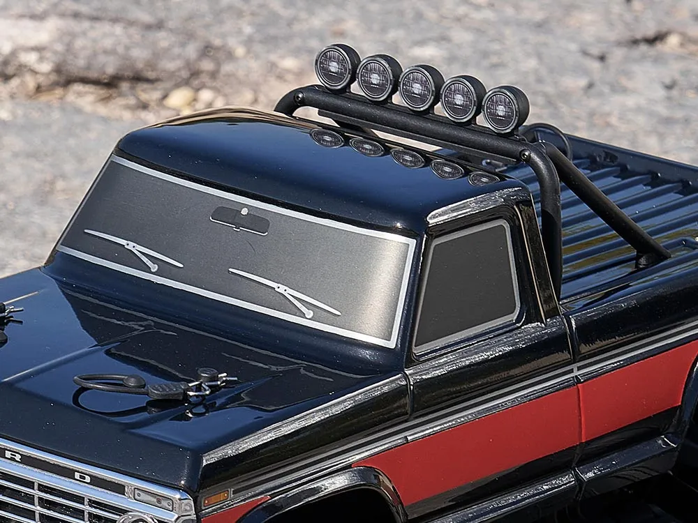 FMS для Ford F100 RTR 1/10 2.4G RWD 30км/ч RC Car Monster Truck Off-Road Full Proportional Vehicles Models Toys