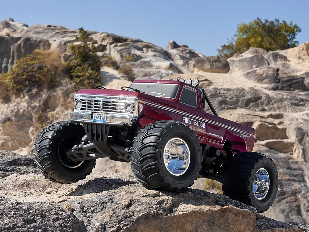 FMS для Ford F100 RTR 1/10 2.4G RWD 30км/ч RC Car Monster Truck Off-Road Full Proportional Vehicles Models Toys