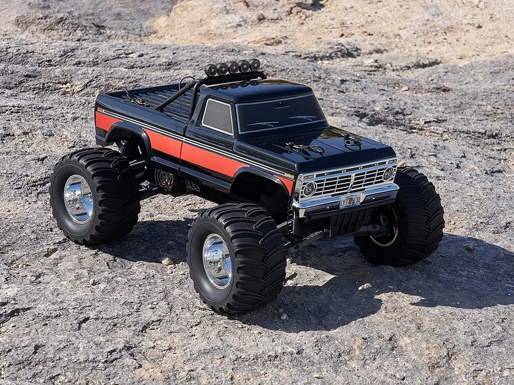 FMS для Ford F100 RTR 1/10 2.4G RWD 30км/ч RC Car Monster Truck Off-Road Full Proportional Vehicles Models Toys