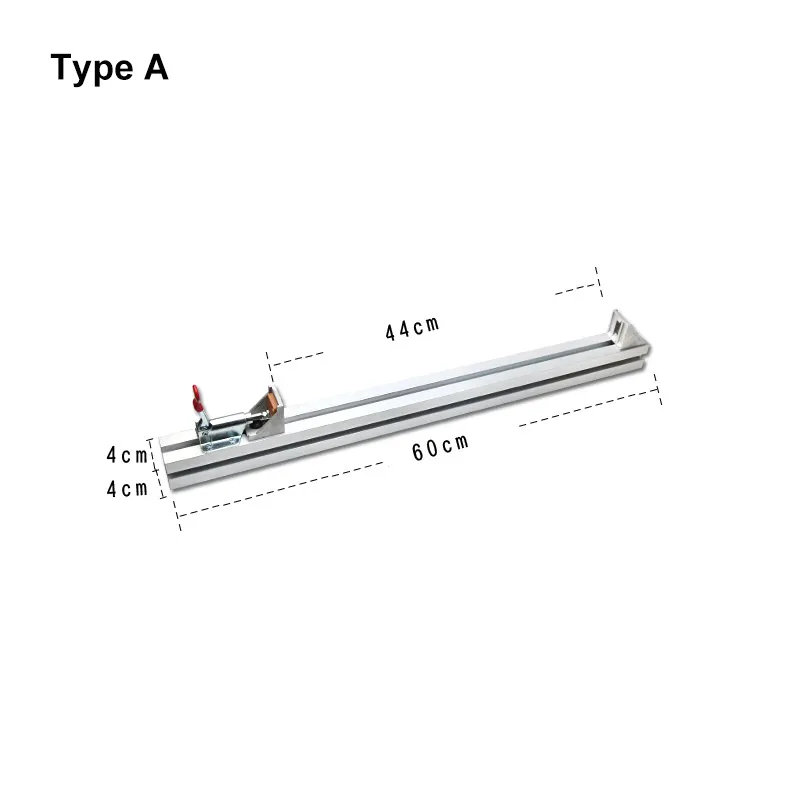Aluminum Alloy Table Saw Fence Wood Board Clamp For Electric Circular Saw Cutting Machine Guide Ruler for Woodworking Tool