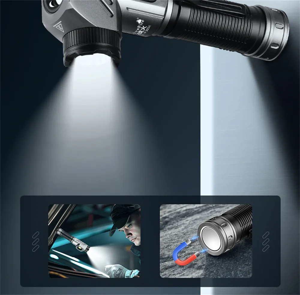 Bikight 1500 Lumens L-shape 21700 LED Flashlight 90° Swivel Emergency Magnetic Work Lamp 21700 Rechargeable Flash Light Outdoor Tactical Corner Light LED Torch Bikight 1500 Lumens L-shape 21700 LED Flashlight 90° Swivel Emergency Magnetic Work Lamp 21700 Rechargeable Flash Light Outdoor Tactical Corner Light LED Torch