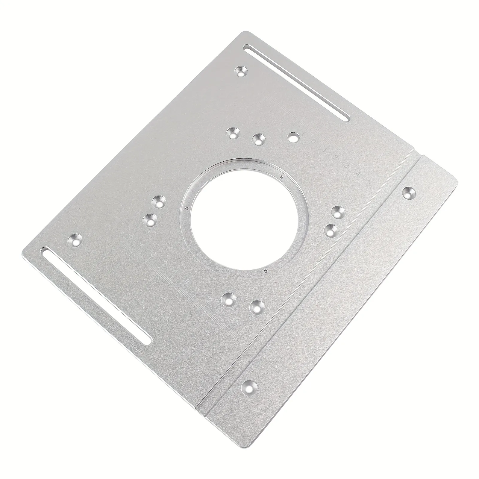 Router Table Insert Plate Set 240x200mm for Woodworking Bench with Miter Gauge Guide Aluminium Fence Sliding Bracket Compatible with Multiple Routers