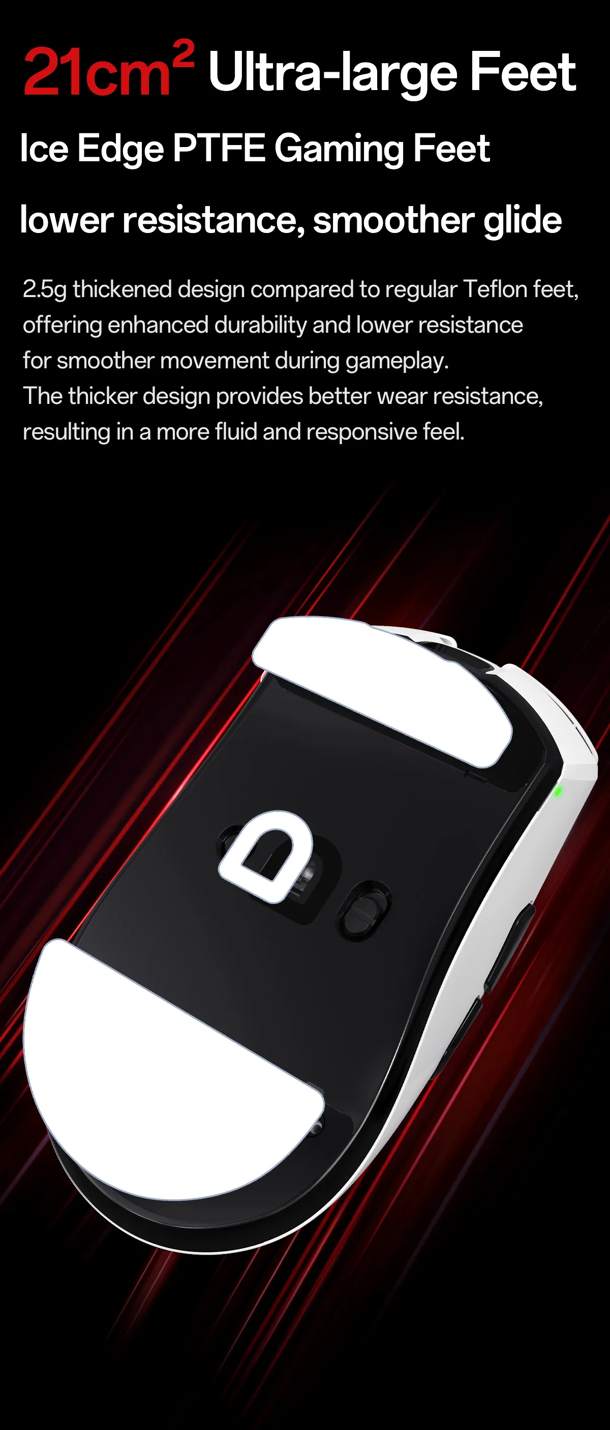 DELUX M900mini Pro Gaming Mouse PAW3395 Sensor FPS Wireless Dual Mode 8K Ergonomic 46g Ultra-Lightweight Mice for PC Laptop Computer