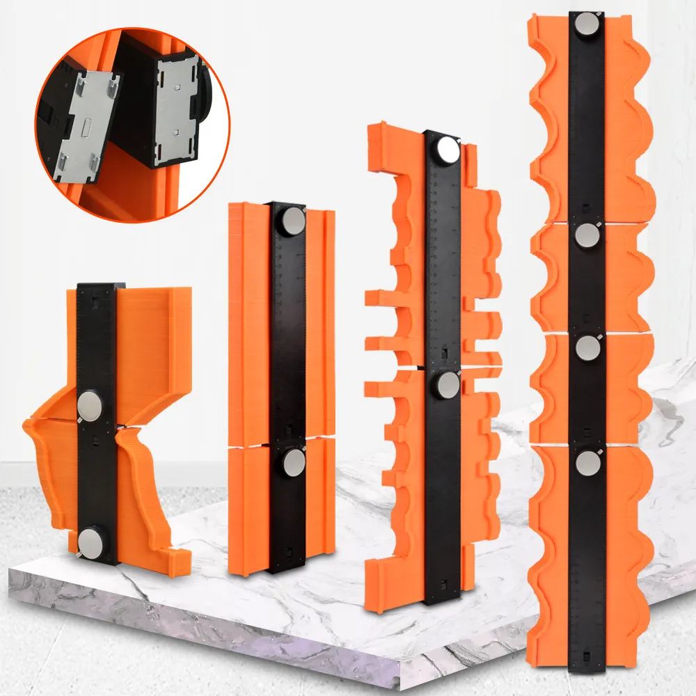 5/10 Contour Gauge Copying Type Taking Device Woodworking Multifunctional Encrypted Arc Measuring Ruler 5/10 Contour Gauge Copying Type Taking Device Woodworking Multifunctional Encrypted Arc Measuring Ruler