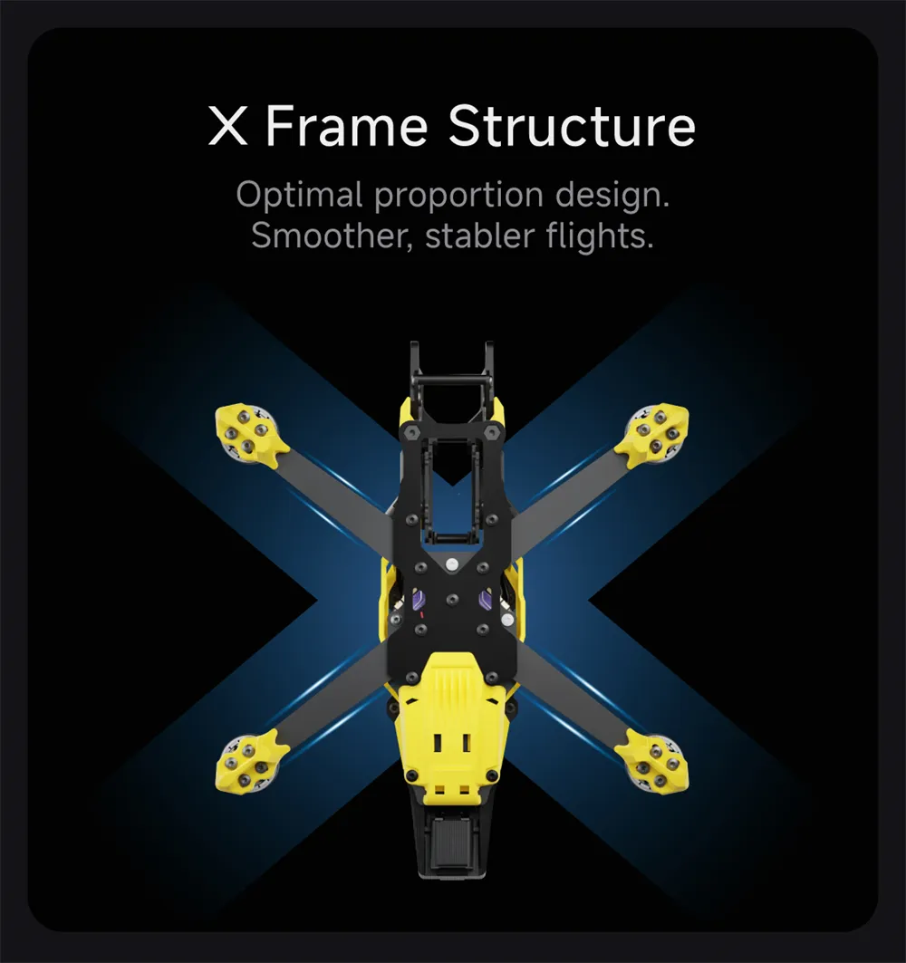 SpeedyBee Master 3X Modular 171mm 4S F4 FPV Racing Drone PNP BNF with O4 Pro / Power Version Optional
