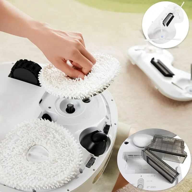 1PC Robot Sweeping Reusable Mop Cloth Cleaning Appliance for NARWAL J1/J2 1PC Robot Sweeping Reusable Mop Cloth Cleaning Appliance for NARWAL J1/J2