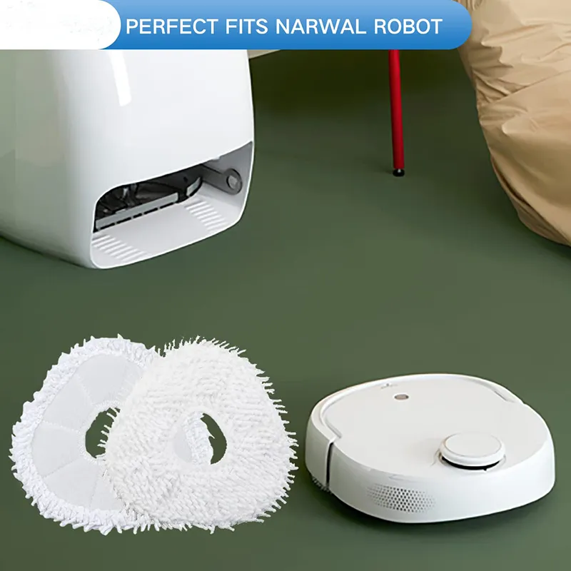 1PC Robot Sweeping Reusable Mop Cloth Cleaning Appliance for NARWAL J1/J2 1PC Robot Sweeping Reusable Mop Cloth Cleaning Appliance for NARWAL J1/J2