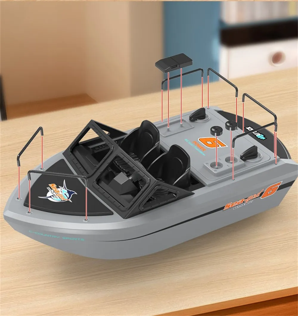 TY XIN TX694 RTR 2.4G Brushless RC Boat Waterproof Rescue Remote Control Ship High Speed Vehicles Models Toys