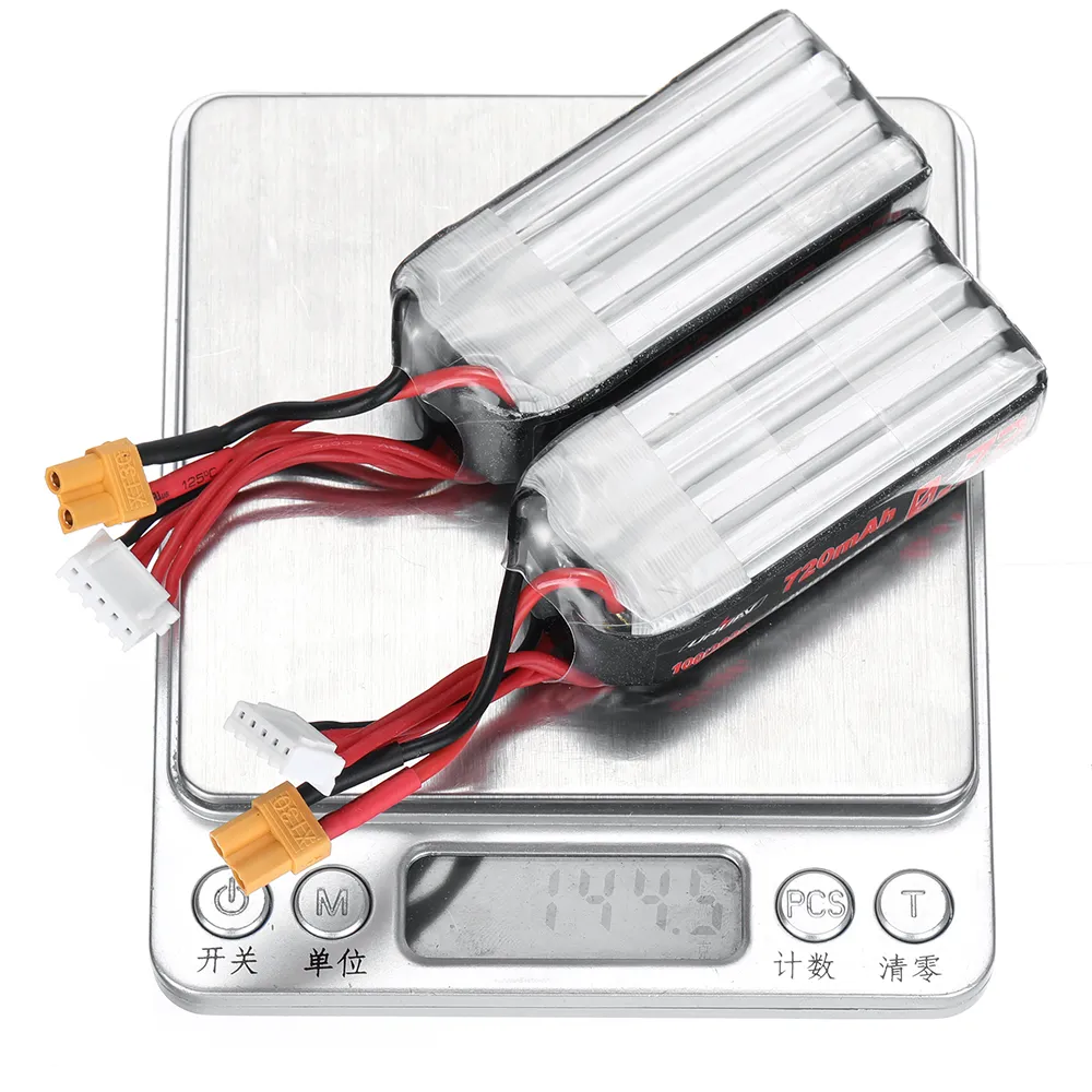 URUAV 15.2V 720mAh 100C 4S LiPo Battery XT30 Plug for GEPRC Cinelog30 V3 FPV Racing Drone URUAV 15.2V 720mAh 100C 4S LiPo Battery XT30 Plug for GEPRC Cinelog30 V3 FPV Racing Drone