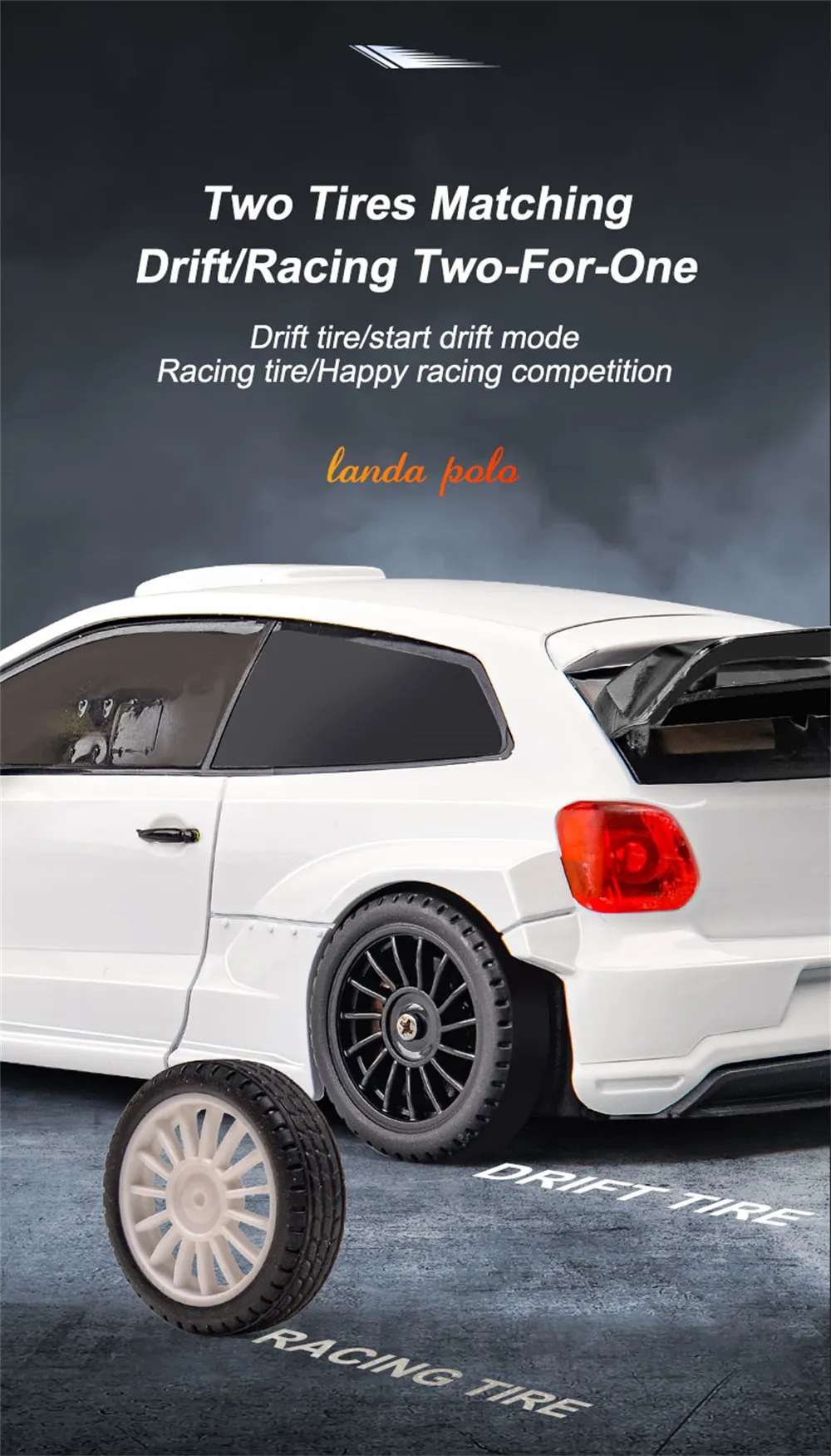 LDRC 2802 7.4V 2s Battery 206 RTR 1/28 2.4G 4WD RC Car Drift LED Light On-Road Full Proportional Racing Vehicles Models Toys