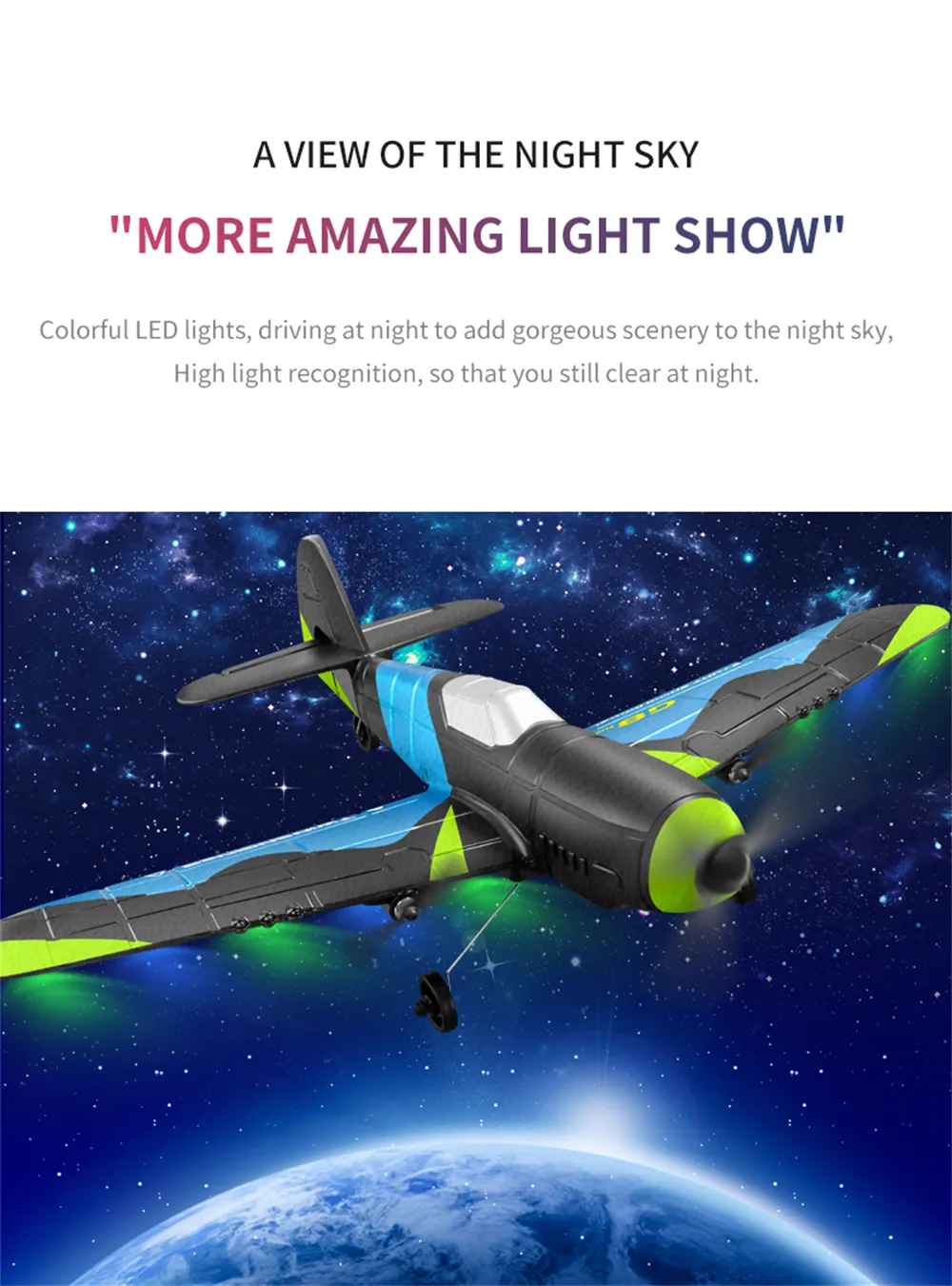 4DRC G8 2.4GHz 2CH 320mm Wingspan EPP 6-axis Gyroscope Dual-Motor Fighter RC Airplane RTF