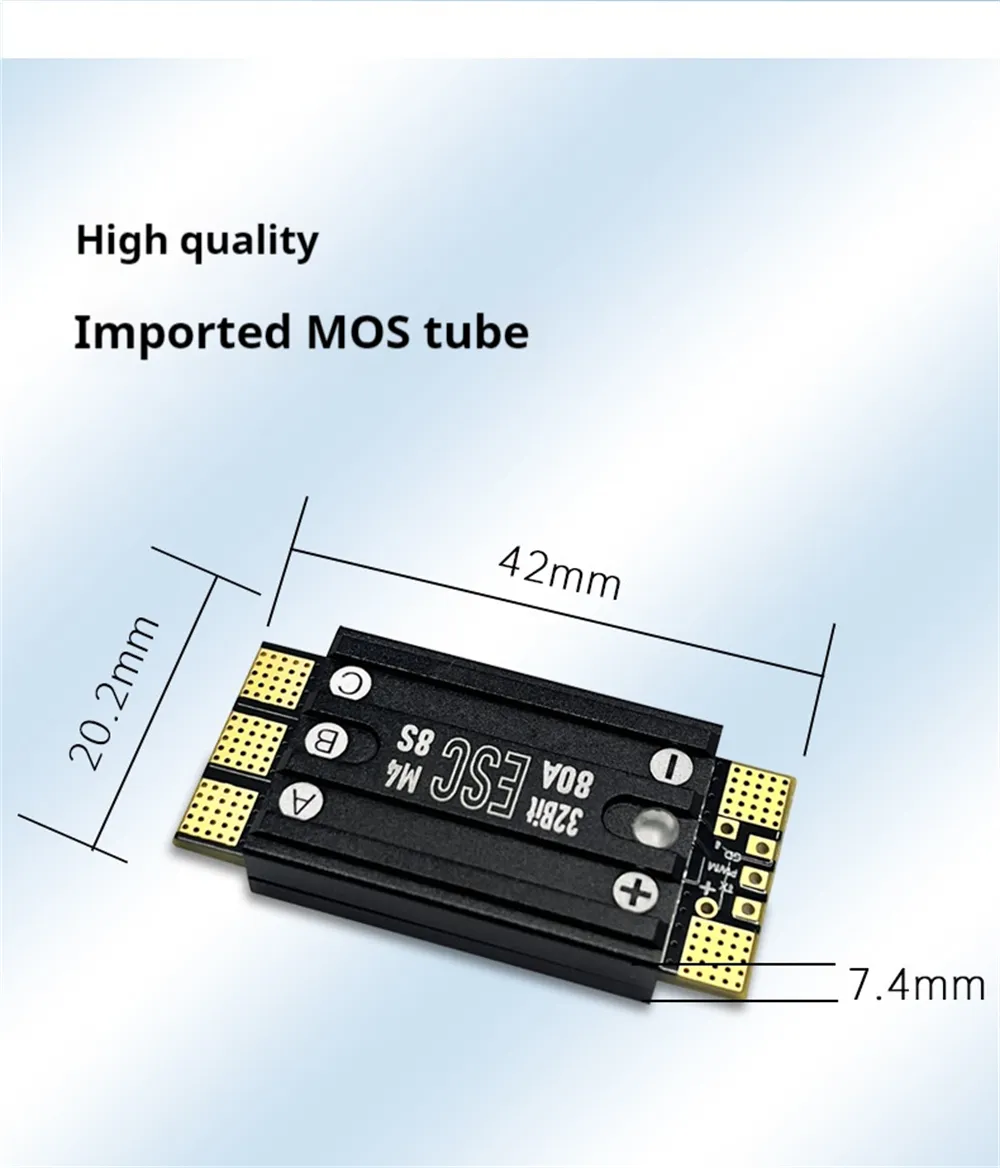 Aocoda-RC 80A 48K 3~8S AM32 Single ESC for RC FPV Racing Drone